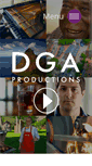 Mobile Screenshot of dgaproductions.com